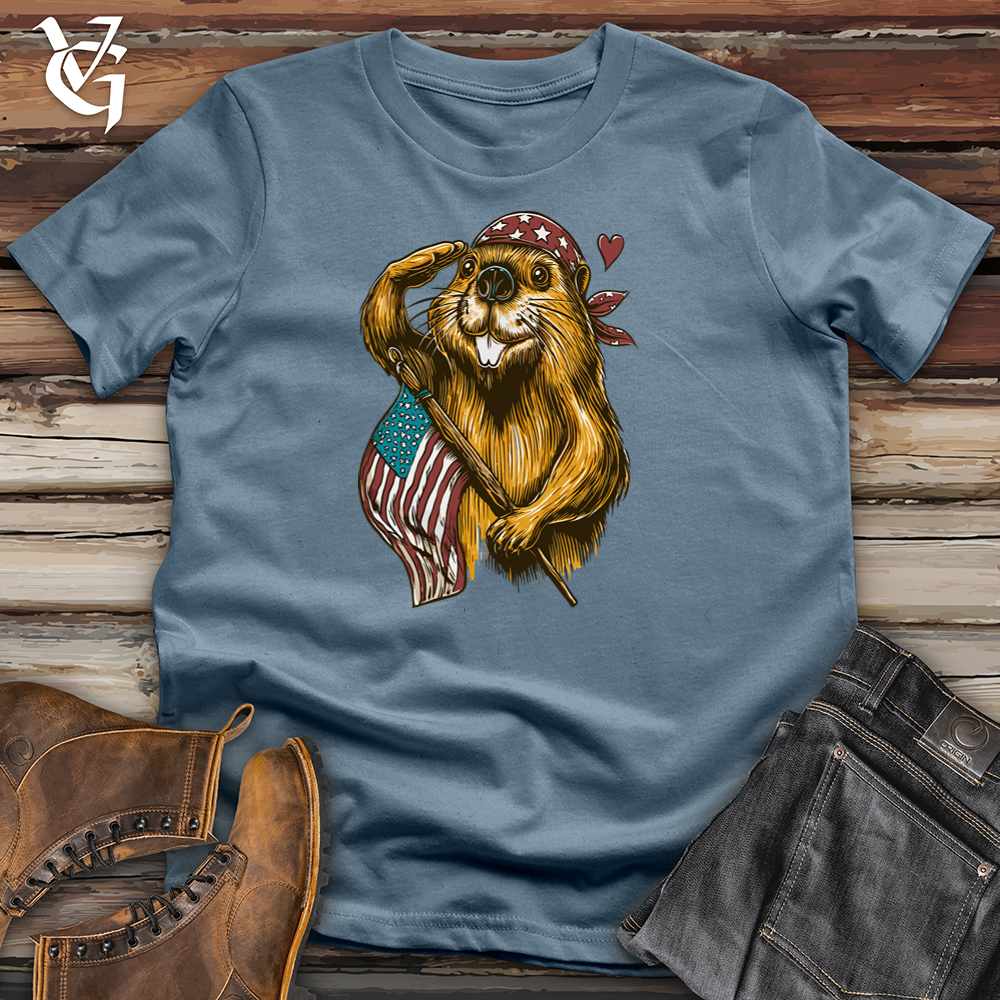 Brave Beaver Saluting Softstyle Tee