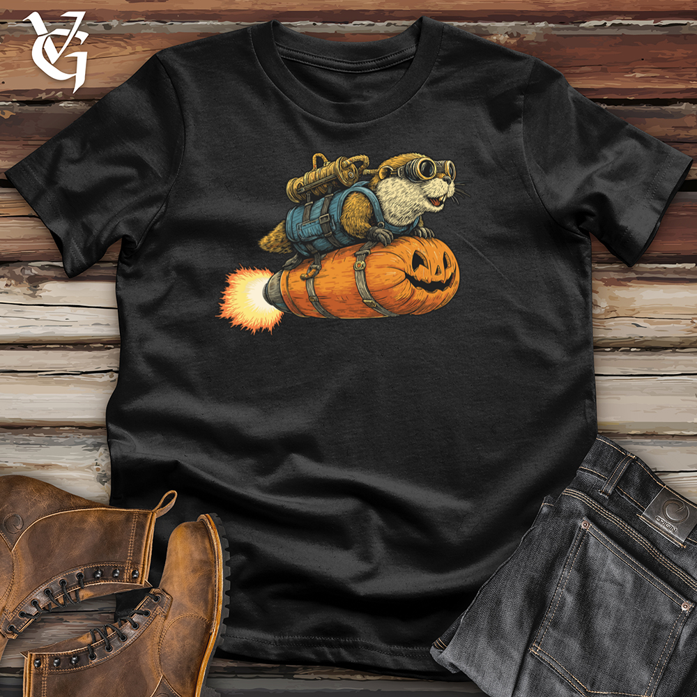 Otter Pumpkin Rocket Softstyle Tee