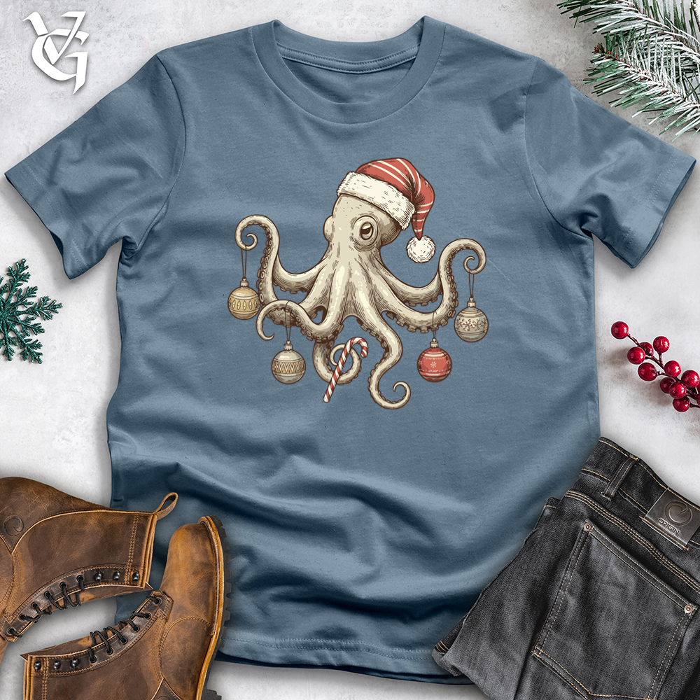 Christmas Octopus Softstyle Tee