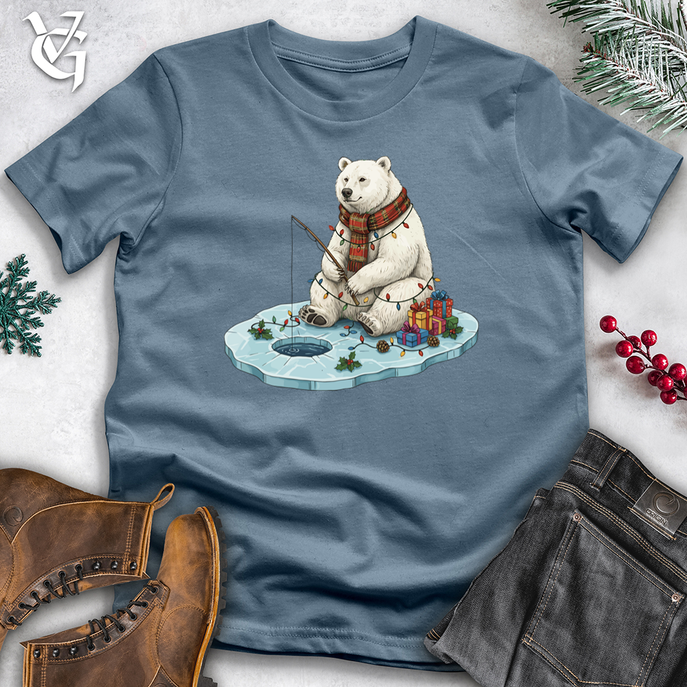 Holiday Polar Bear Ice Fishing Tee