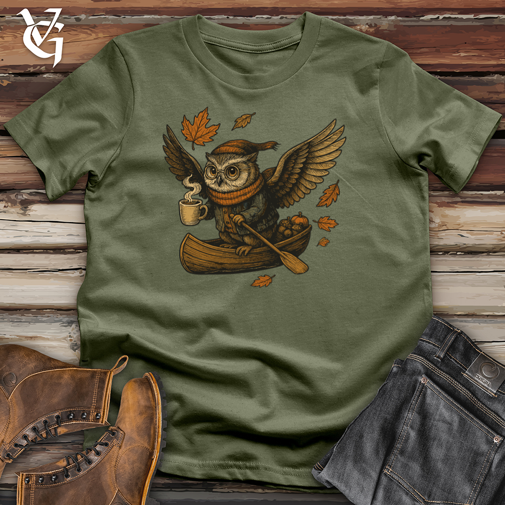 Autumn Owl Canoe Softstyle Tee