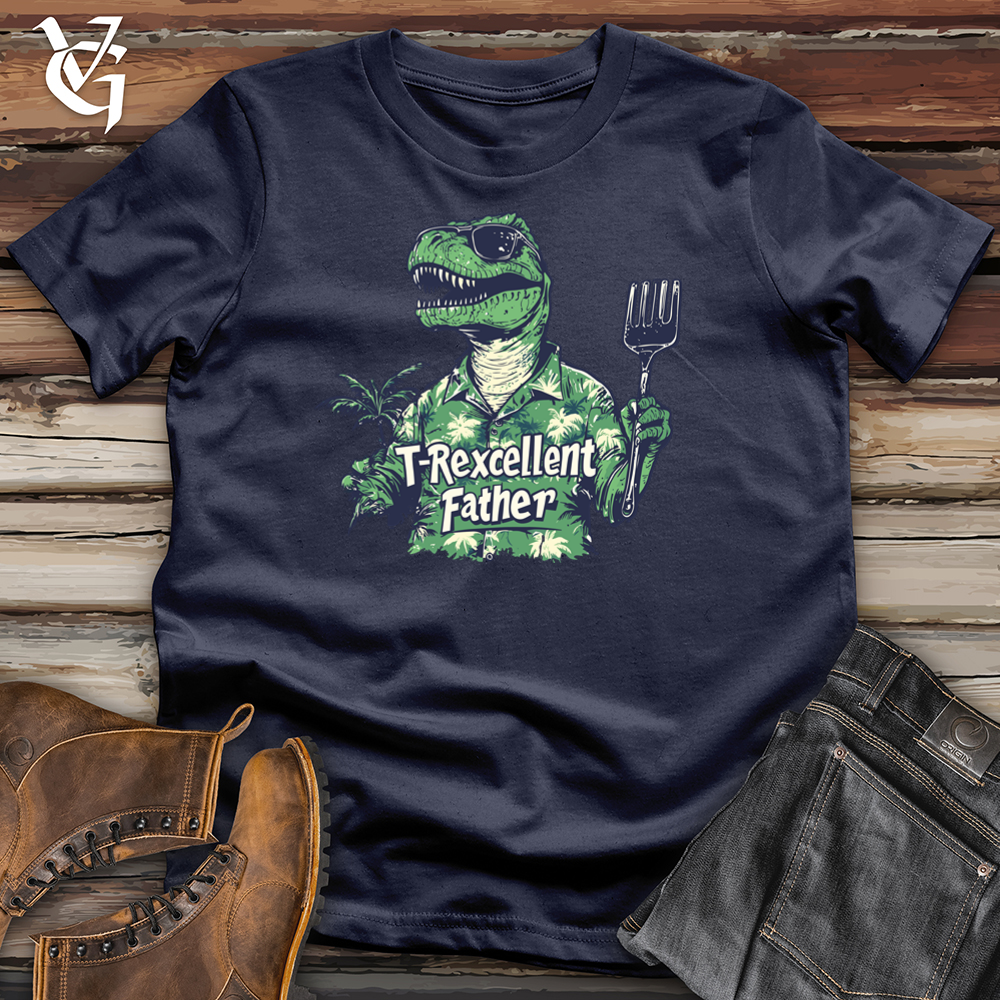 T-Rexcellent Father Softstyle Tee