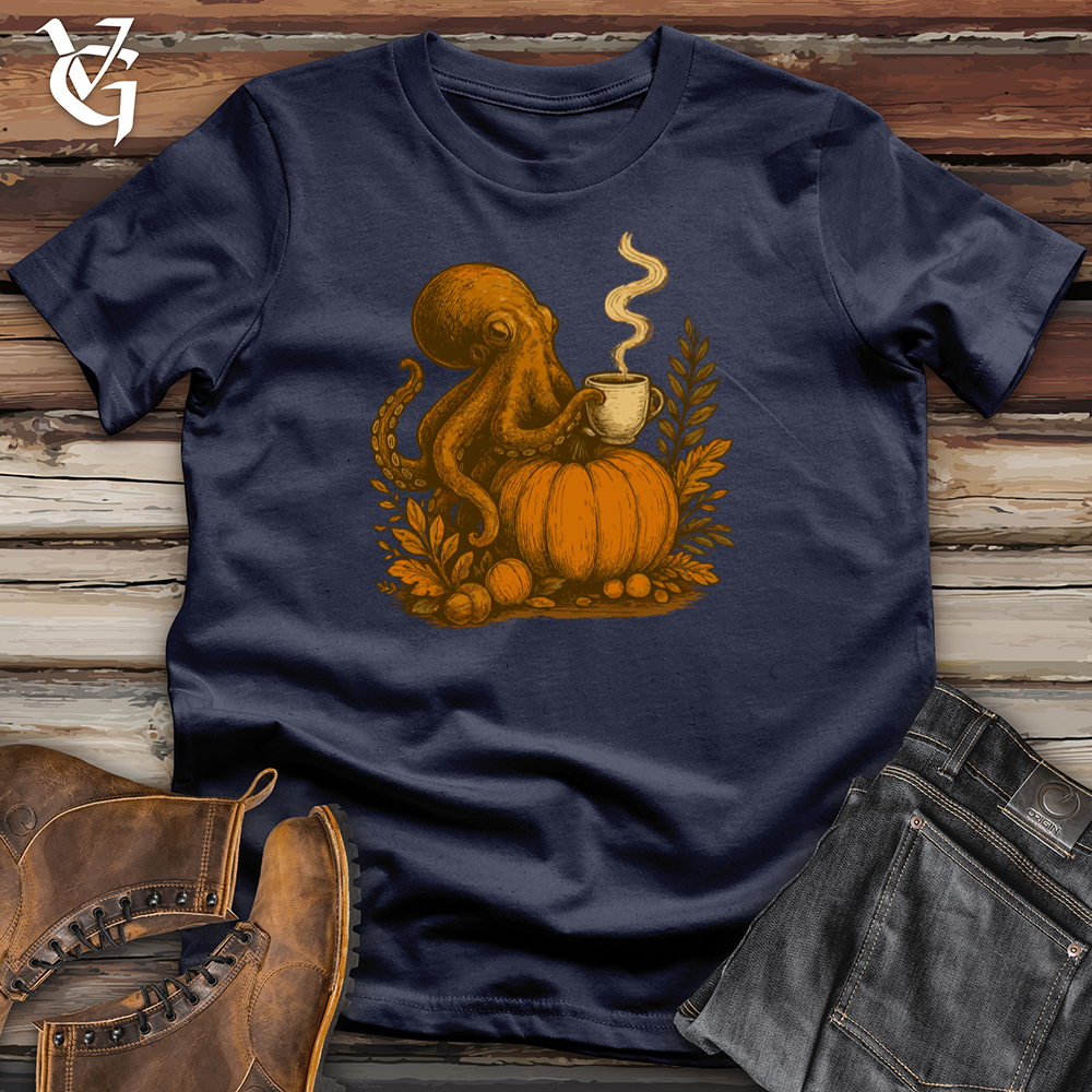 Octopus Pumpkin Spice Harvest Softstyle Tee