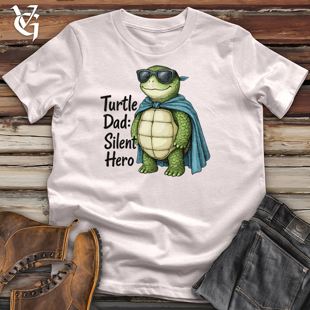Turtle Dad Silent Hero Softstyle Tee