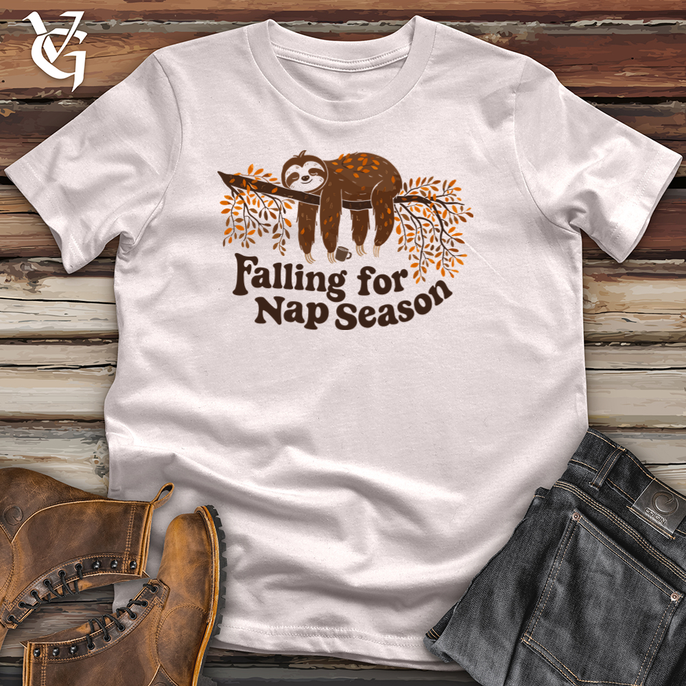 Falling For Nap Season Sloth Softstyle Tee
