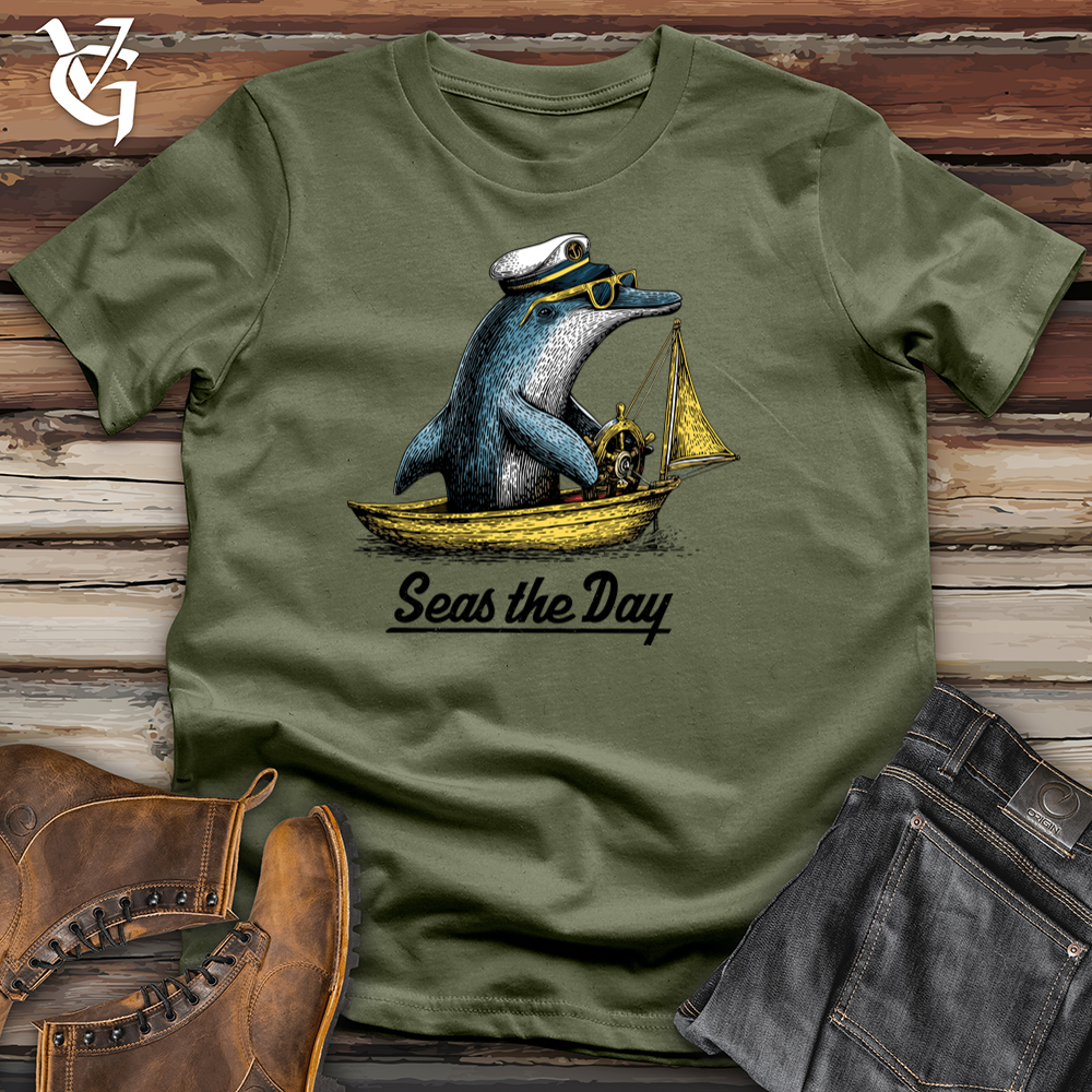 Seas the Day Whale Softstyle Tee