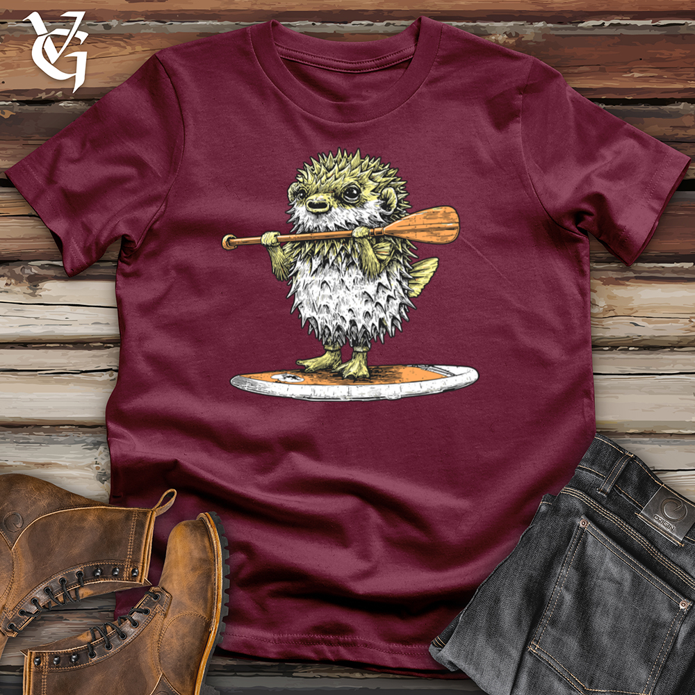 Pufferfish Paddle Board Softstyle Tee