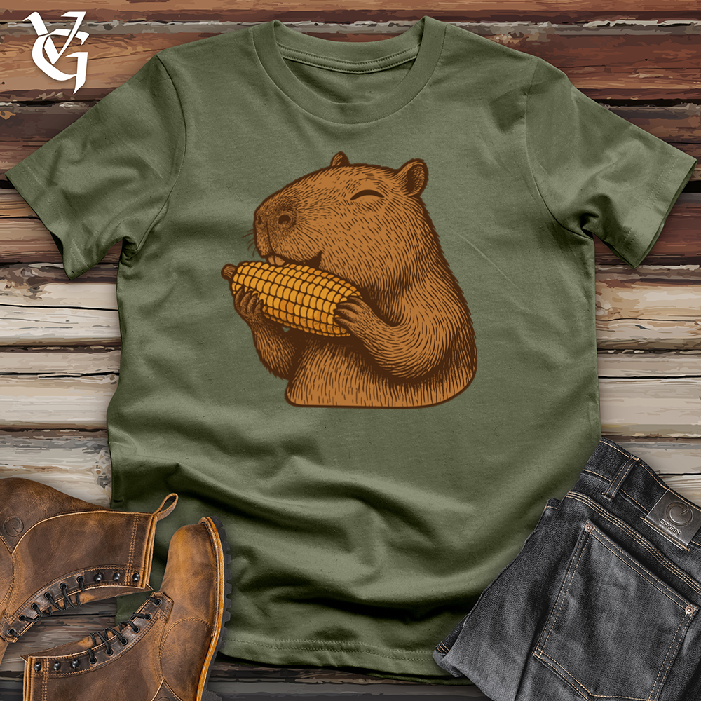Capybara Corn On The Cob Softstyle Tee