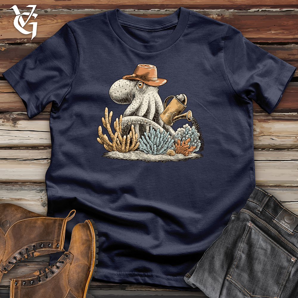 Octopus Coral Watering Softstyle Tee