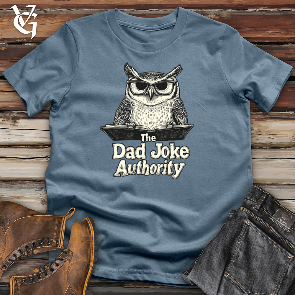 Dad Joke Authority Owl Softstyle Tee