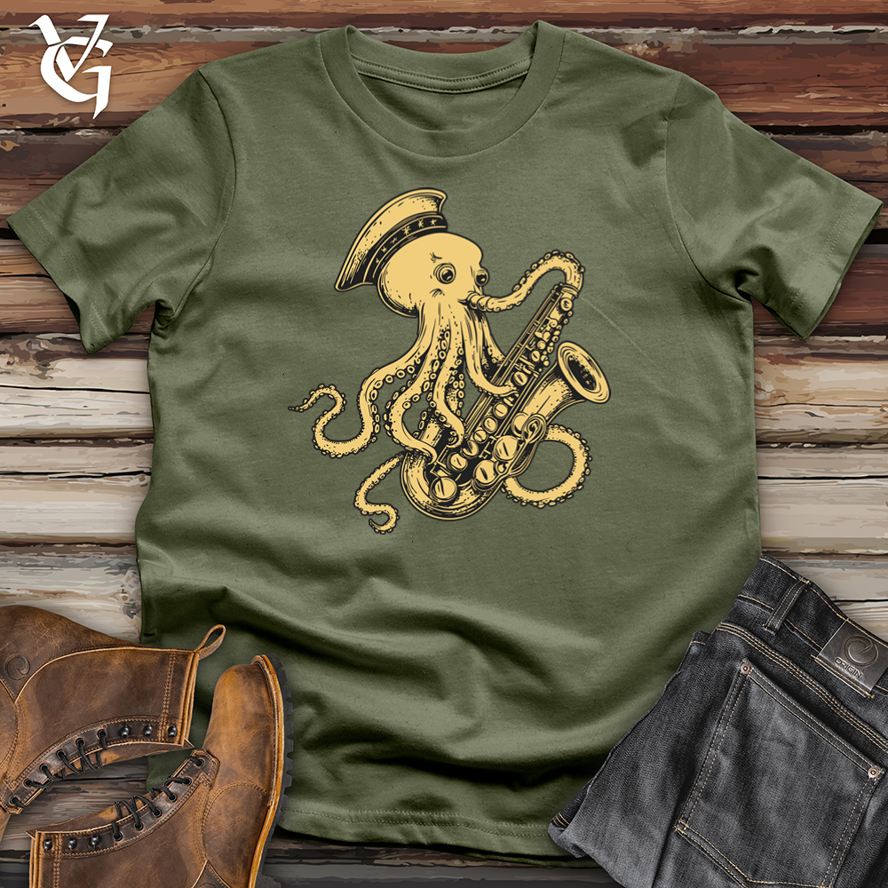 Octopus Saxophone Softstyle Tee