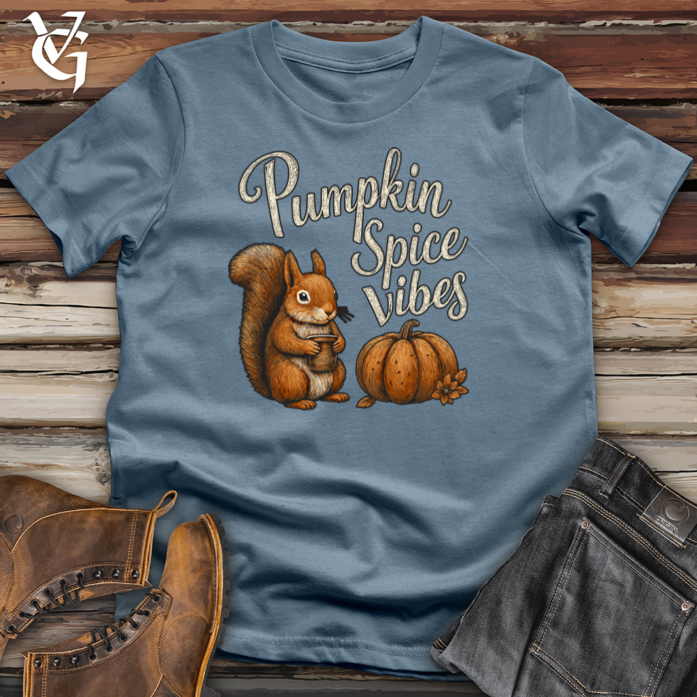 Pumpkin Spice Squirrel Vibes Softstyle Tee