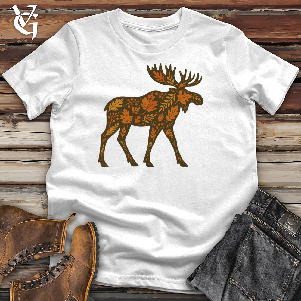 Autumn Pattern Moose Softstyle Tee