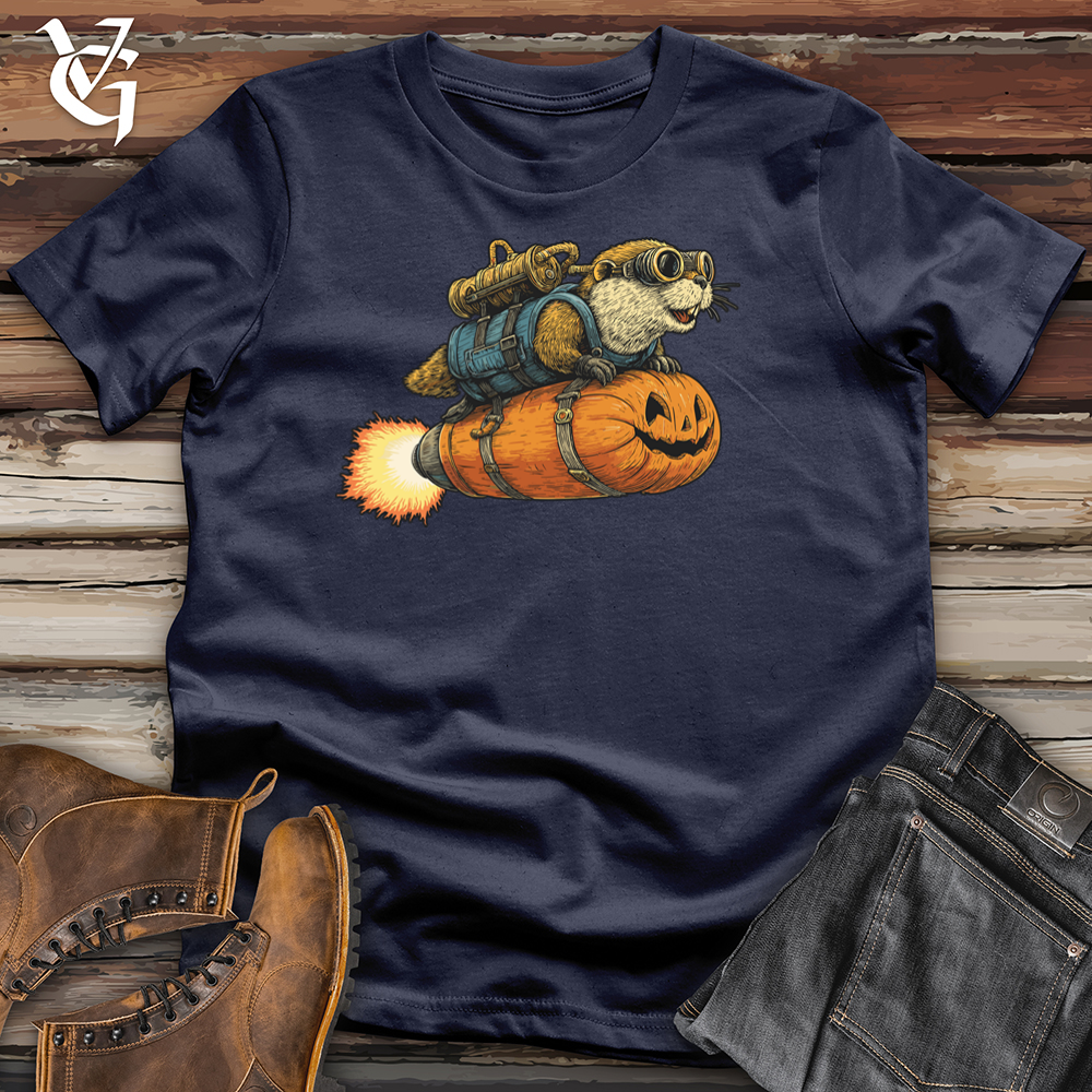 Otter Pumpkin Rocket Softstyle Tee
