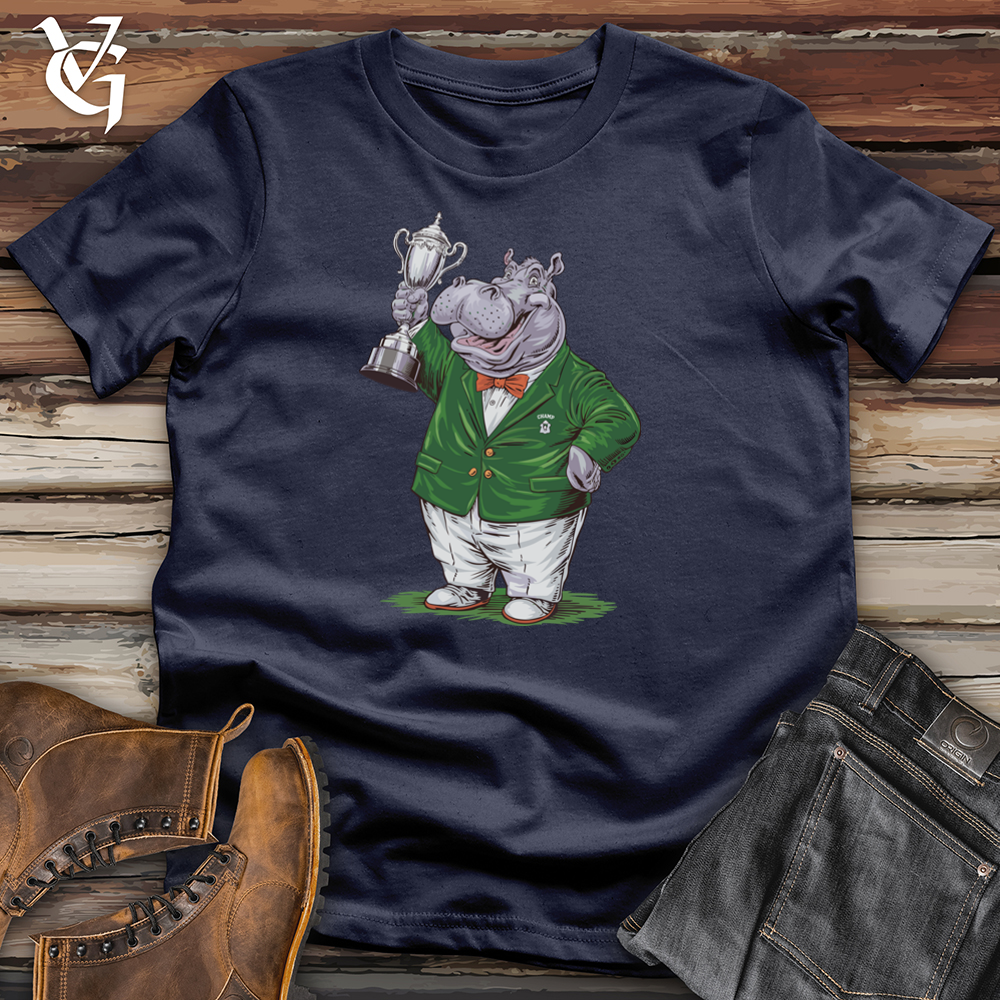 Hippo Green Jacket Softstyle Tee