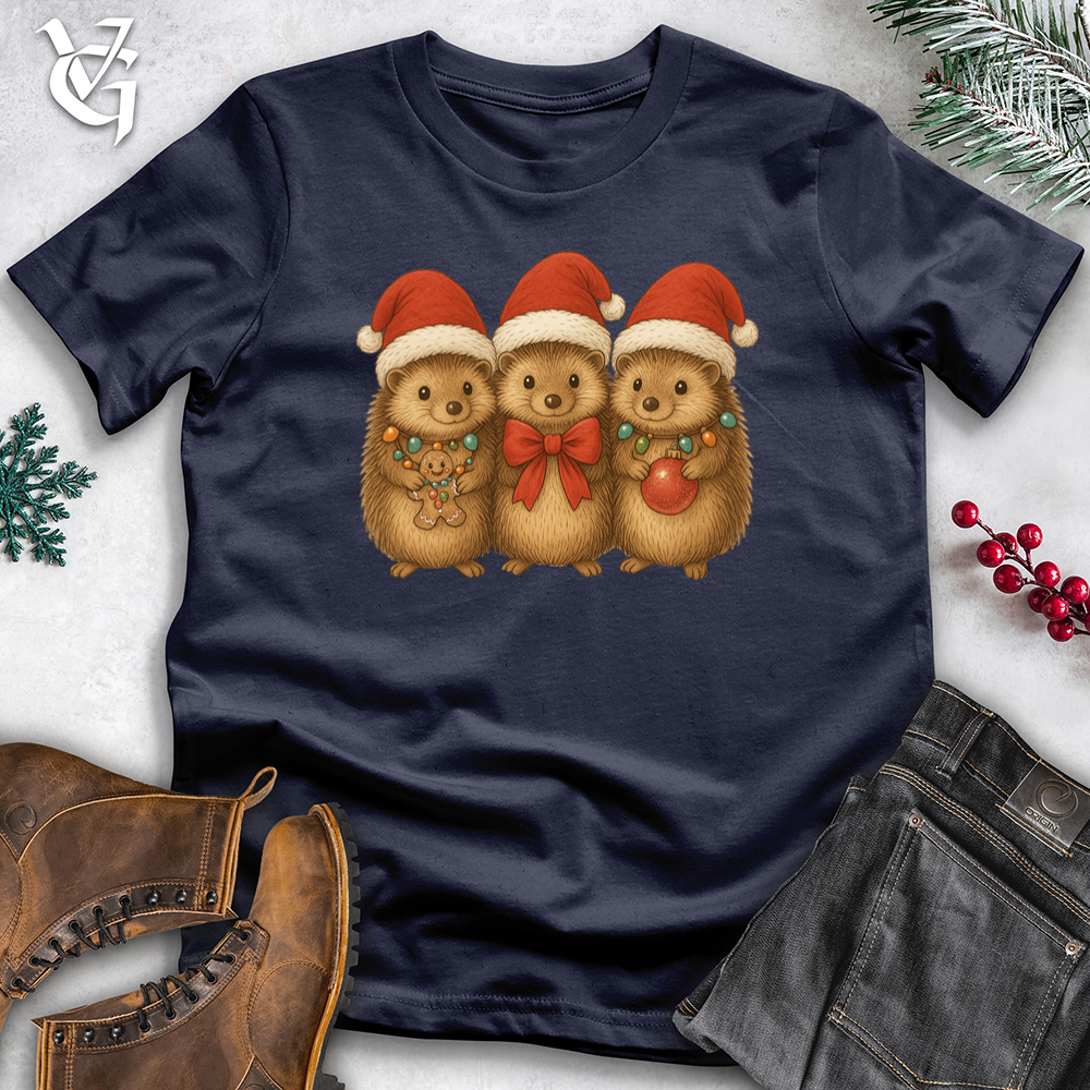 Holly Jolly Hedgehogs Softstyle Tee