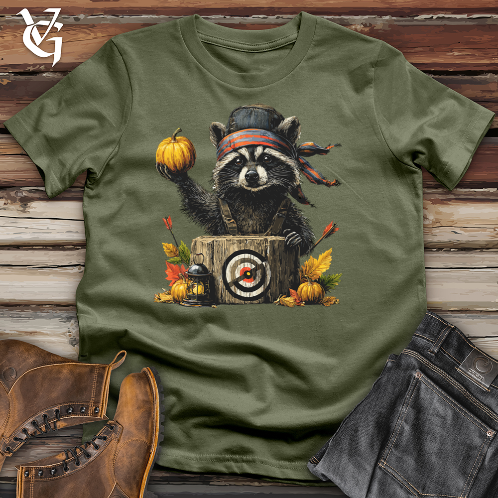 Raccoon Pumpkin Target Softstyle Tee