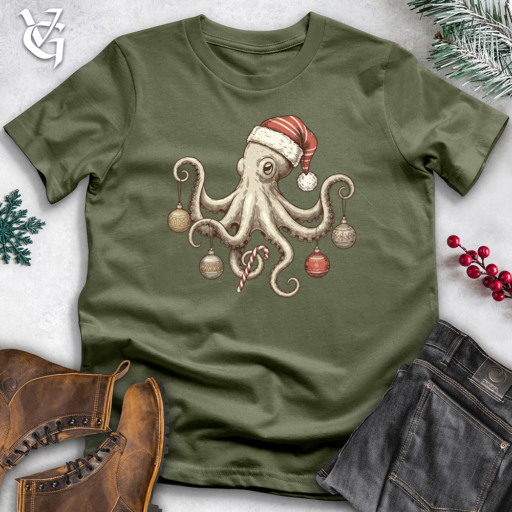 Christmas Octopus Tee