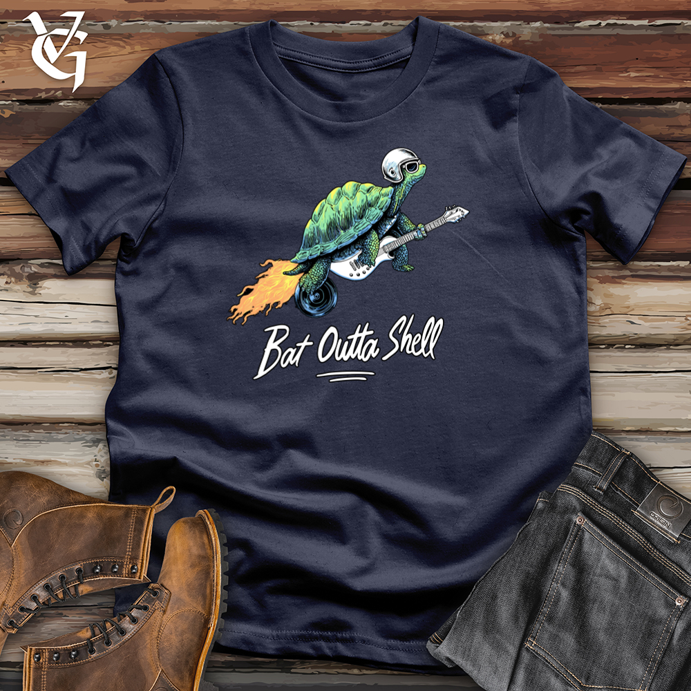 Bat Outta Shell Turtle Softstyle Tee