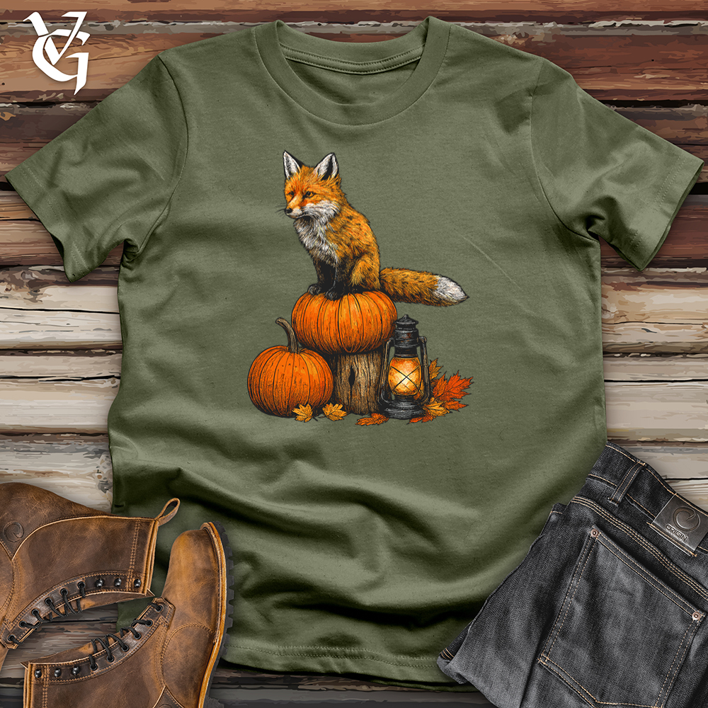 Pumpkin Fox Perch Softstyle Tee