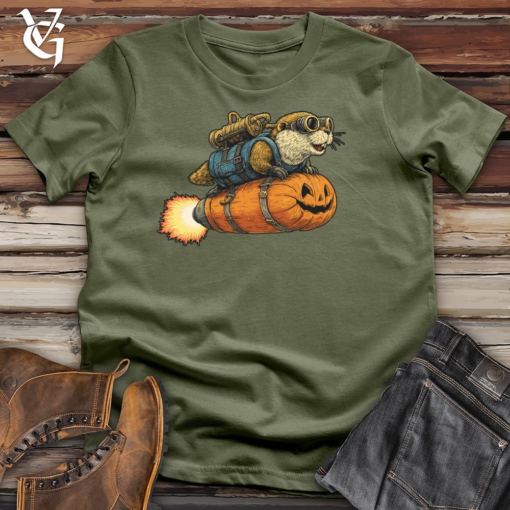 Otter Pumpkin Rocket Softstyle Tee