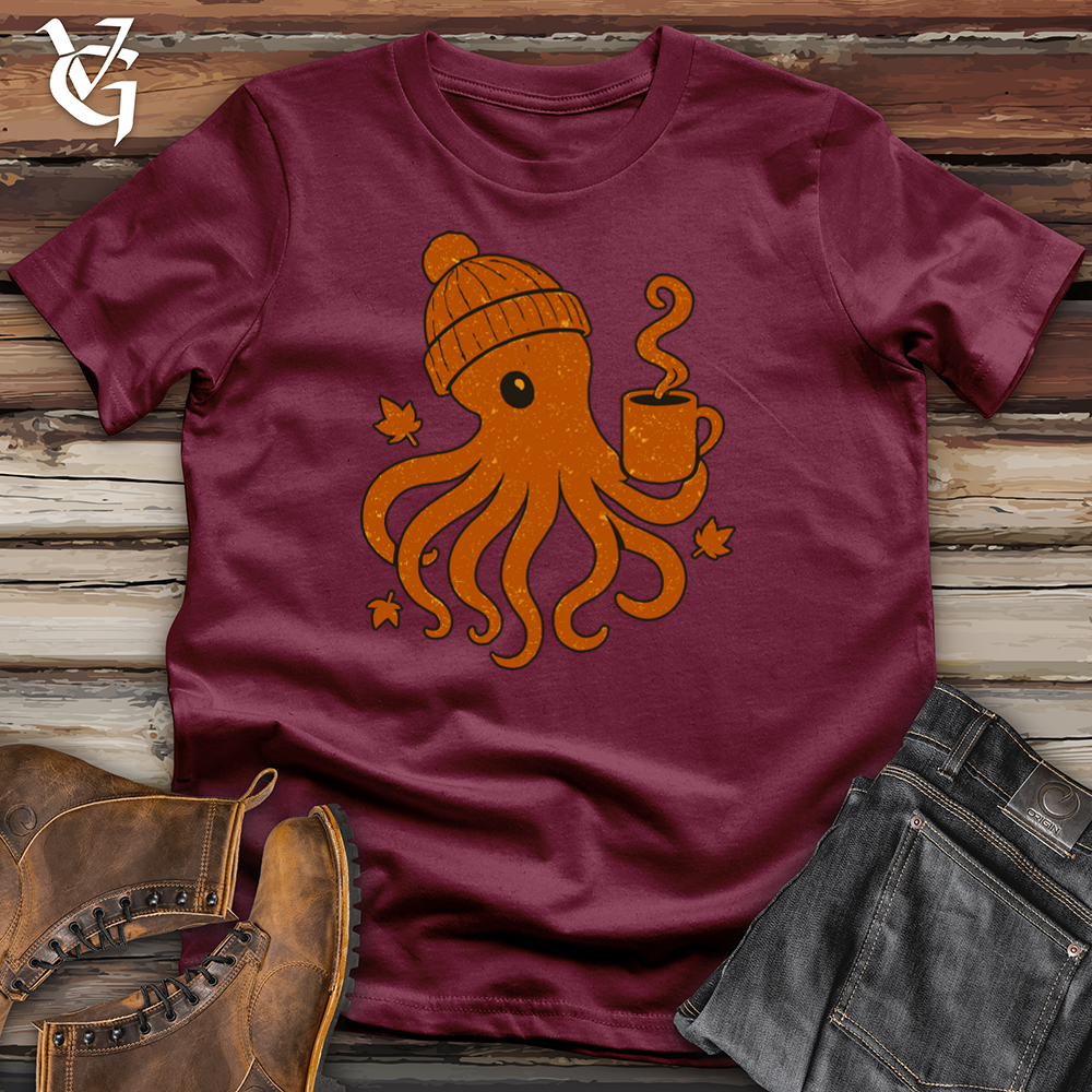Autumn Gold Octopus Softstyle Tee