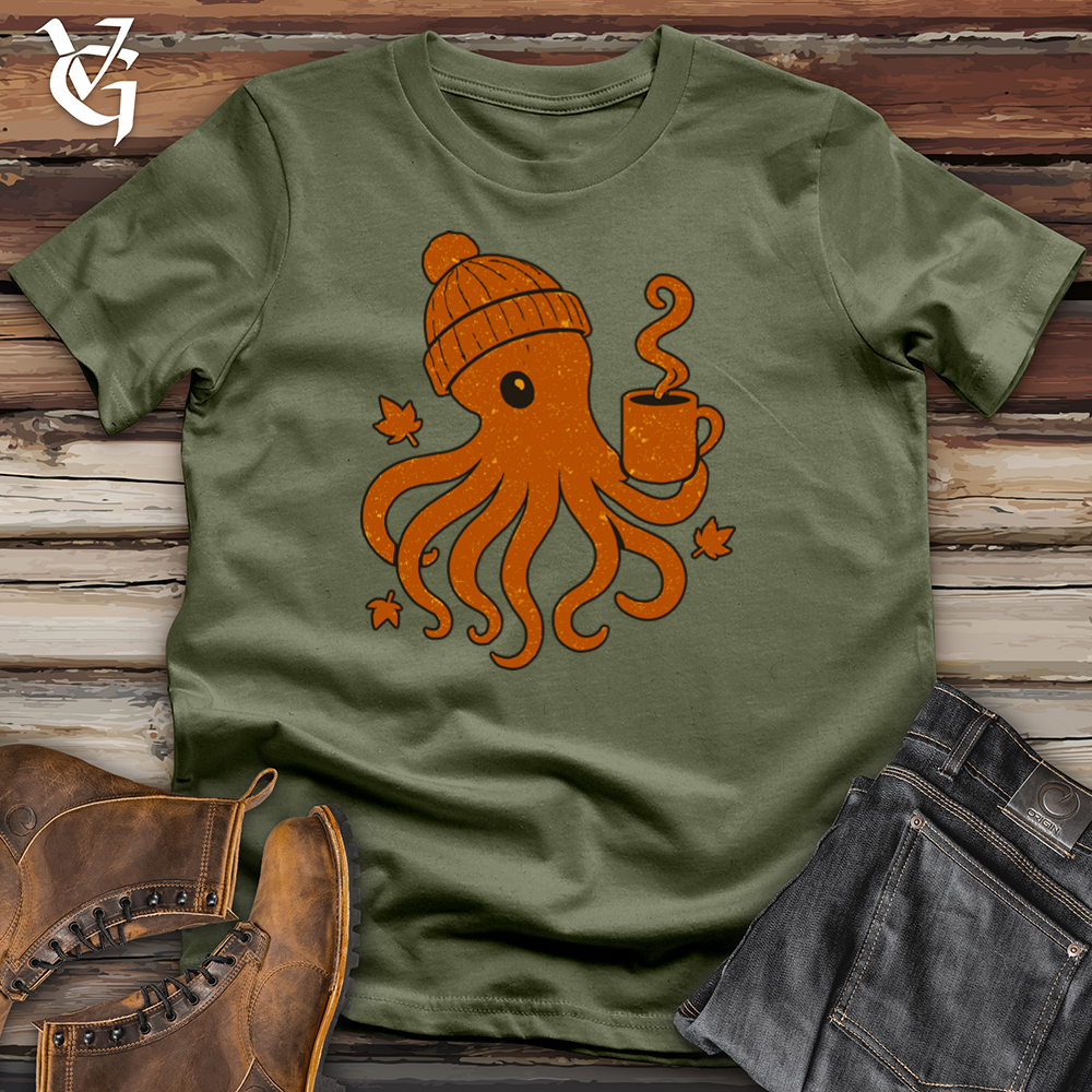 Autumn Gold Octopus Softstyle Tee