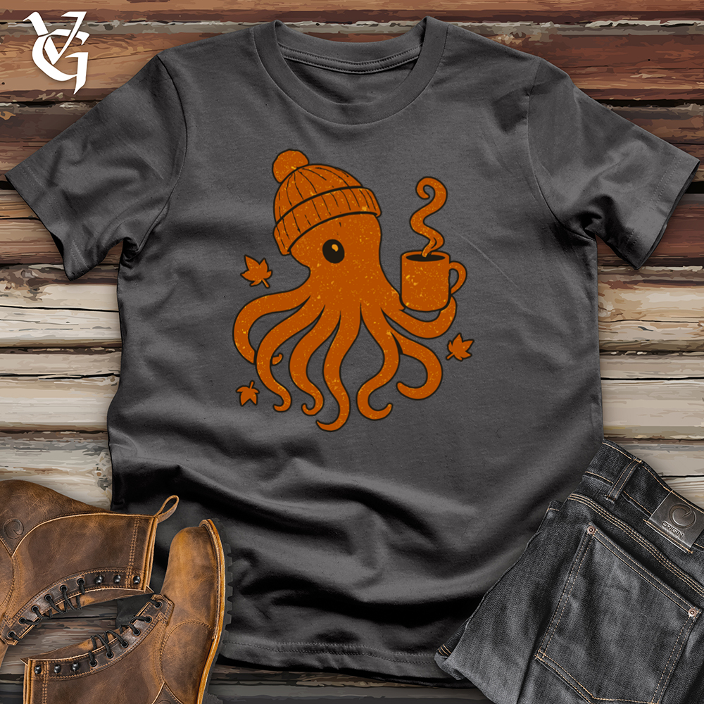 Autumn Gold Octopus Softstyle Tee