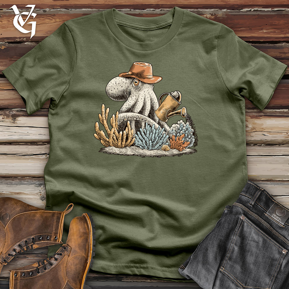Octopus Coral Watering Softstyle Tee