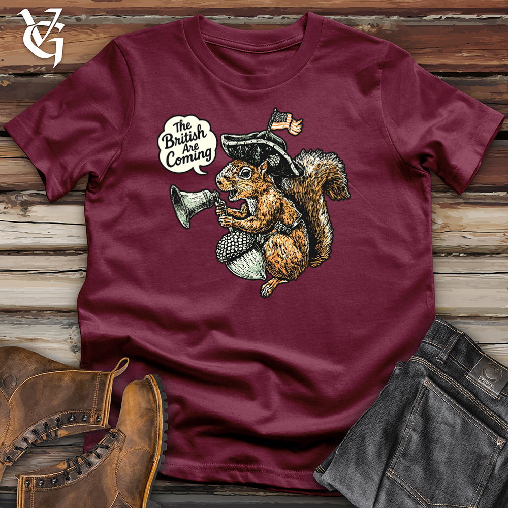 British Are Coming Squirrel Softstyle Tee