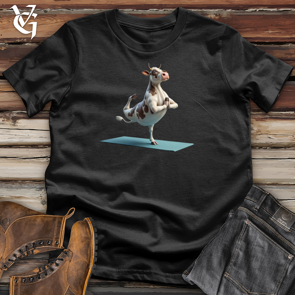 Yoga Cow Cotton Tee