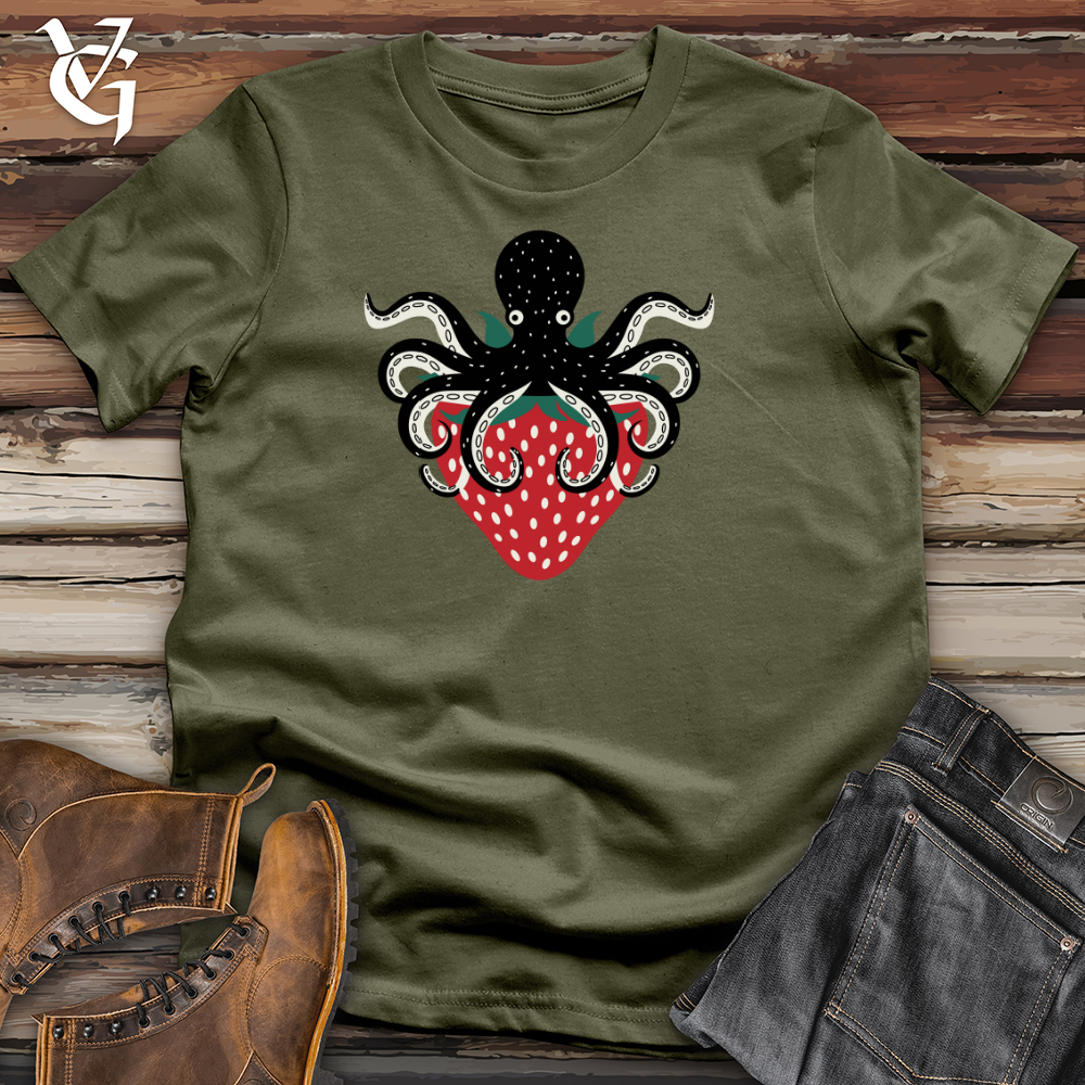 Strawberry Octopus Cotton Tee