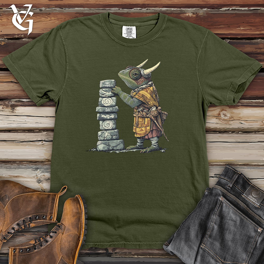 Chameleon Dressed as a Viking Heavy Cotton Comfort Colors Tee