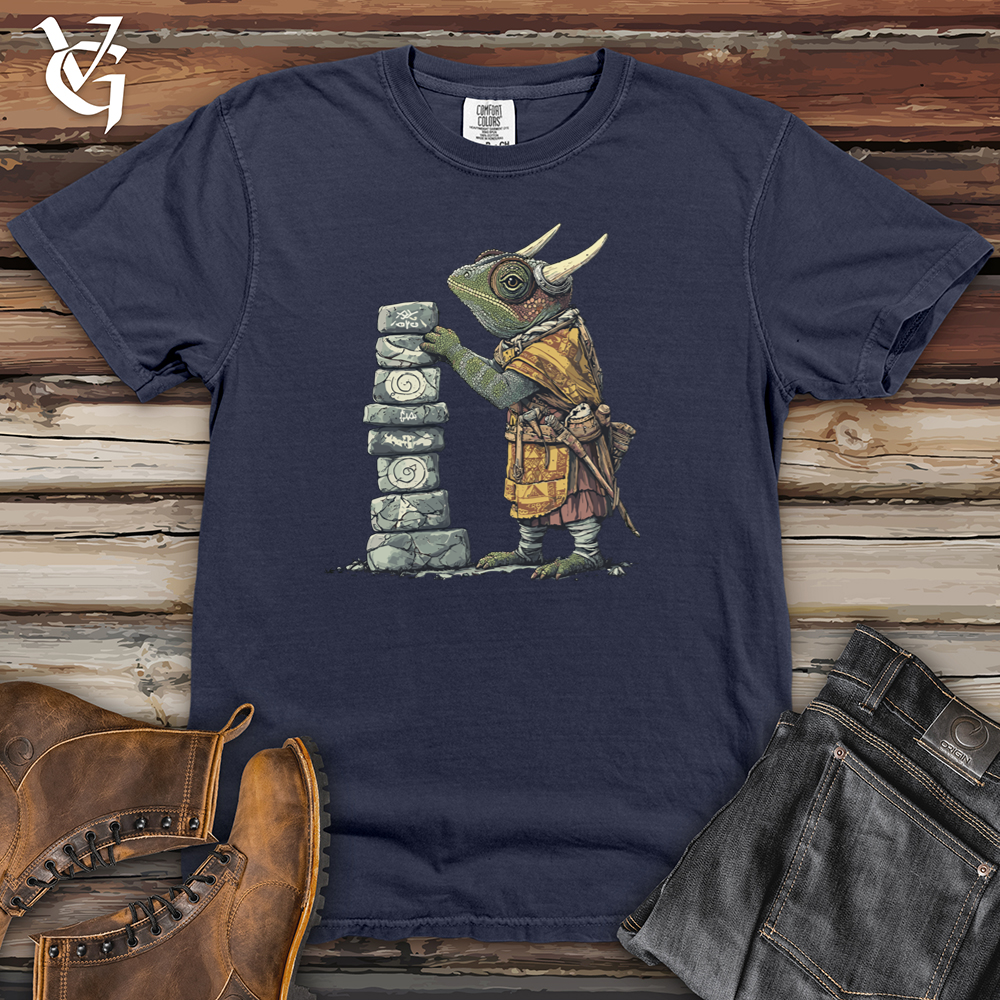 Chameleon Dressed as a Viking Heavy Cotton Comfort Colors Tee