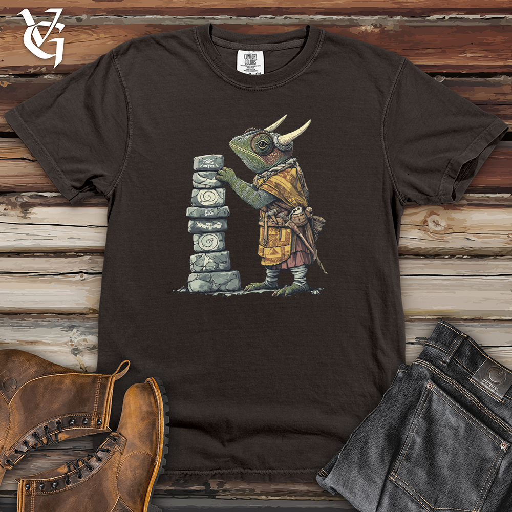 Chameleon Dressed as a Viking Heavy Cotton Comfort Colors Tee