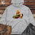 Fat Cat with Salad Midweight Hooded Sweatshirt