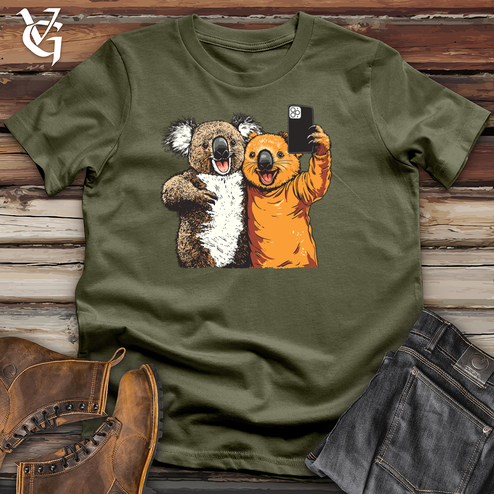 Koala Selfie Cotton Tee