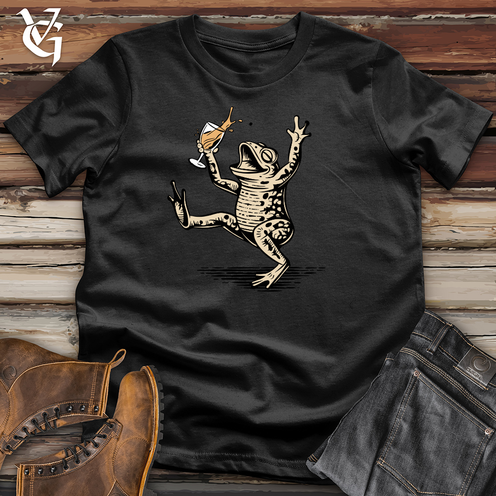 Frog Drinking Cotton Tee