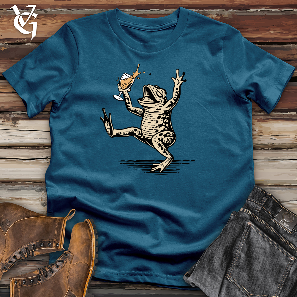 Frog Drinking Cotton Tee