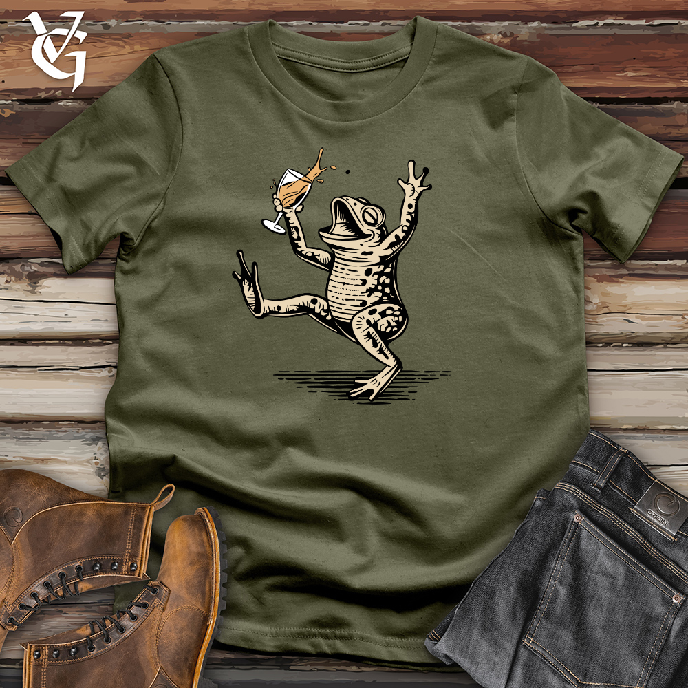 Frog Drinking Cotton Tee