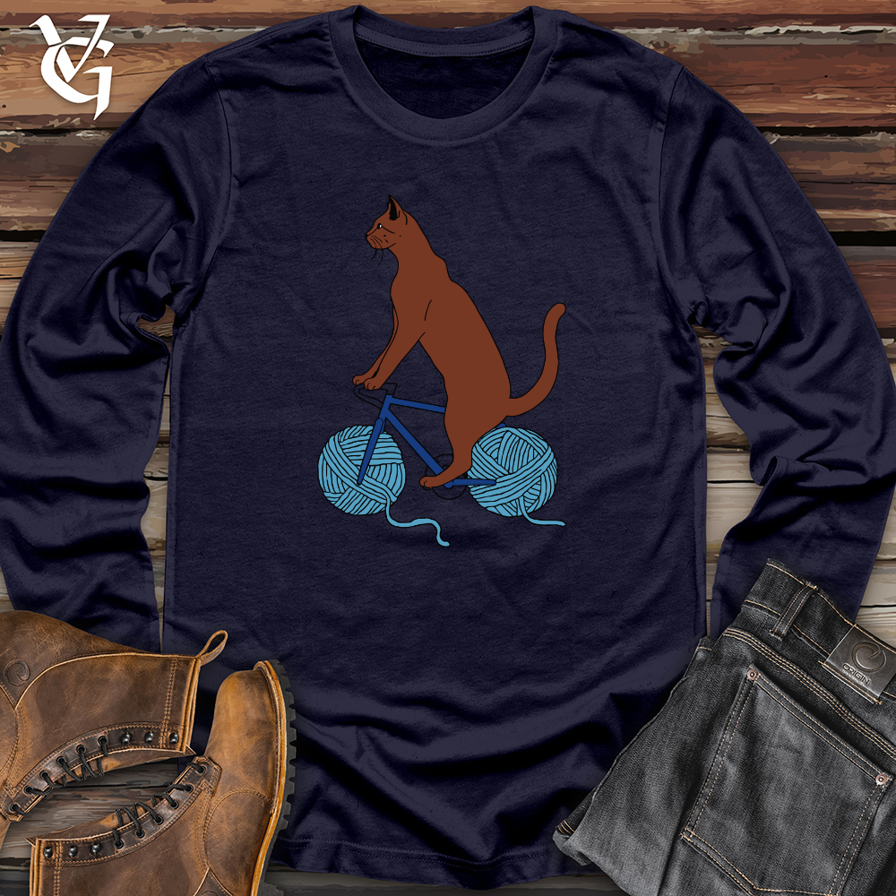 Cat Yarn Biker Long Sleeve