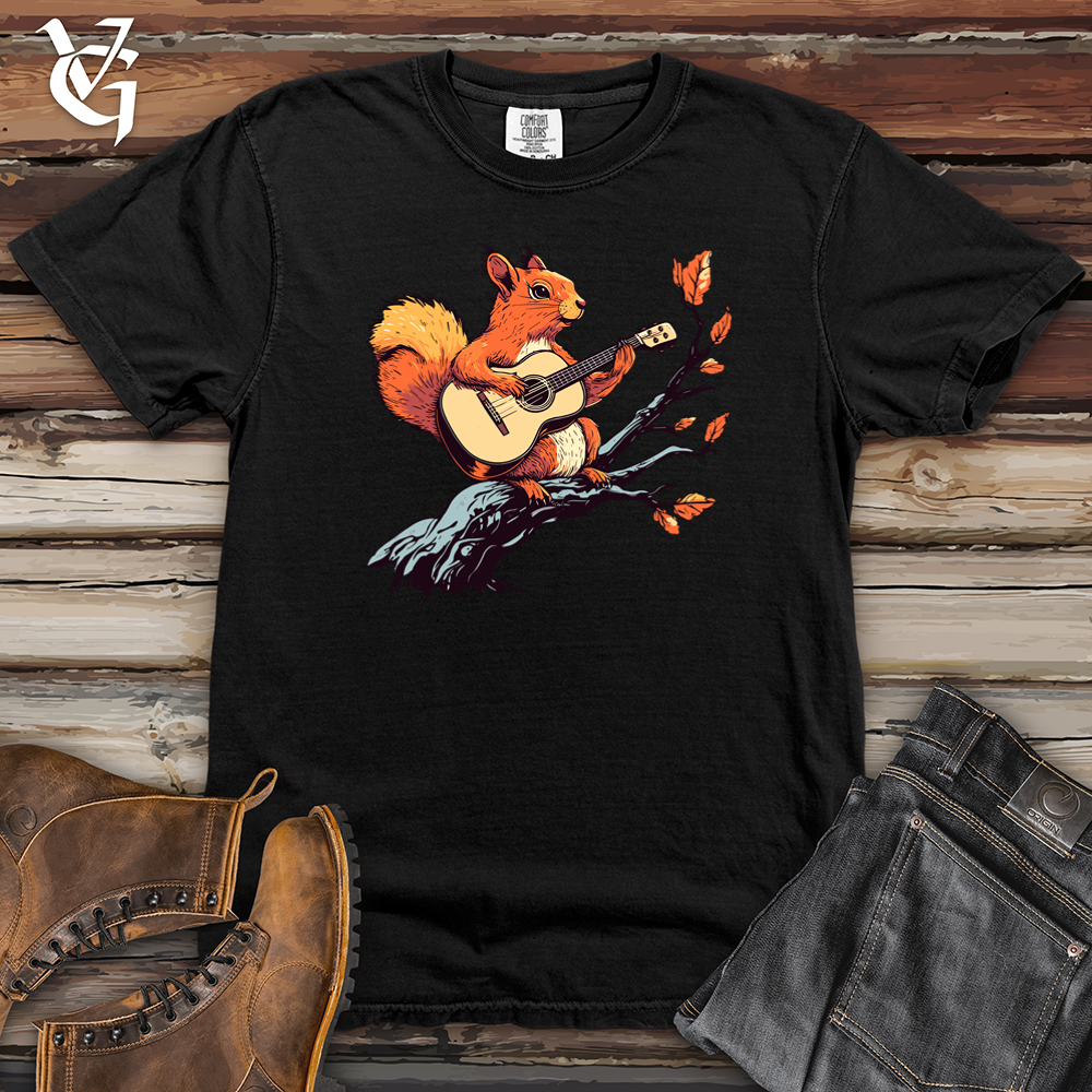 Musician Squirrel Heavy Cotton Comfort Colors Tee