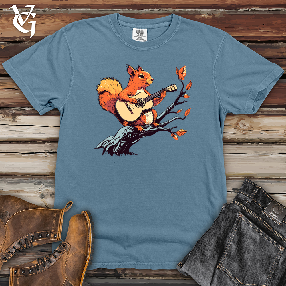 Musician Squirrel Heavy Cotton Comfort Colors Tee
