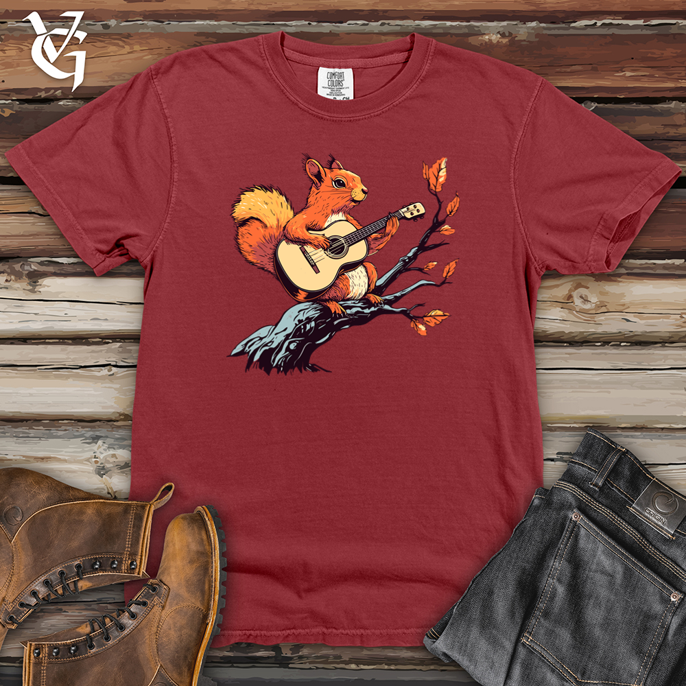 Musician Squirrel Heavy Cotton Comfort Colors Tee