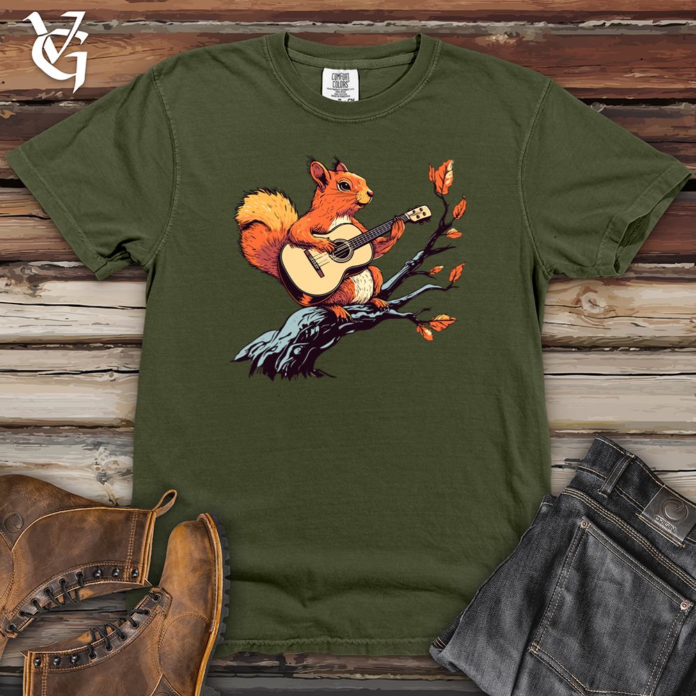 Musician Squirrel Heavy Cotton Comfort Colors Tee