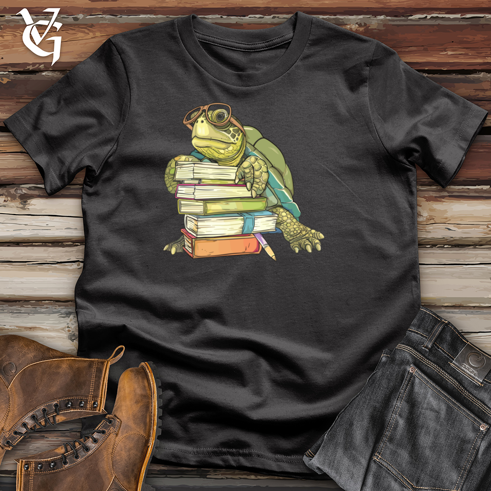 Turtle Book Wrangler Cotton Tee