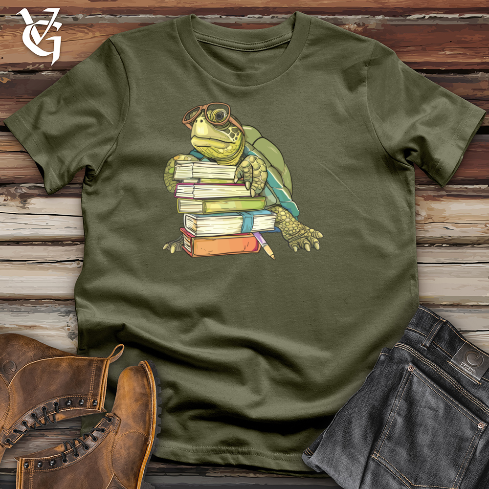 Turtle Book Wrangler Cotton Tee