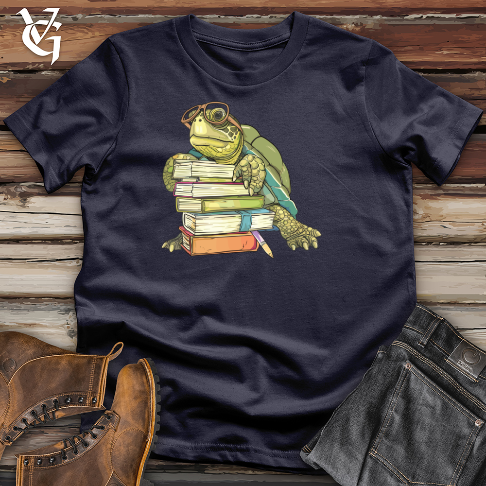 Turtle Book Wrangler Cotton Tee
