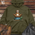 Meditation Sloth With Turtle Midweight Hooded Sweatshirt