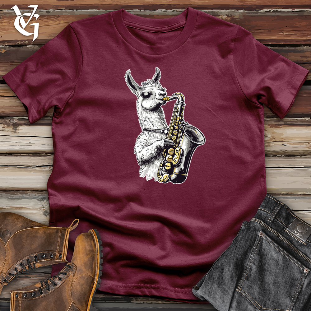 Llama Sax Tunes Softstyle Tee